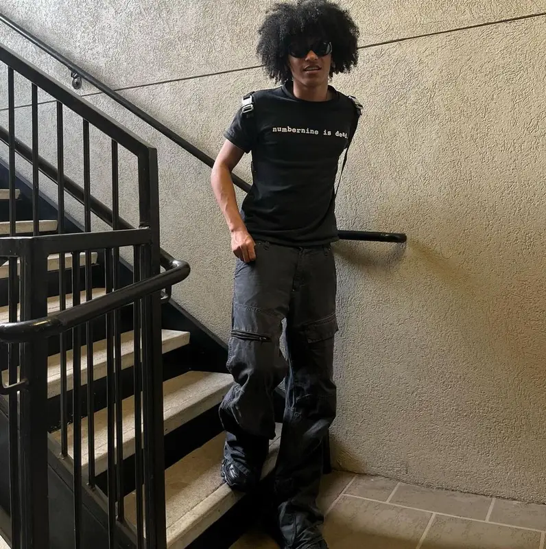 Jaydes outfit in Number (N)ine, G-Star RAW, and Alyx, 2022