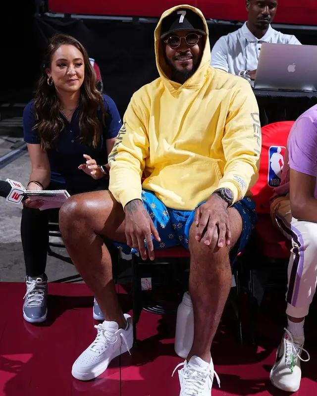 Carmelo Anthony outfit in Gallery Dept., Marni, and Nike, 2022