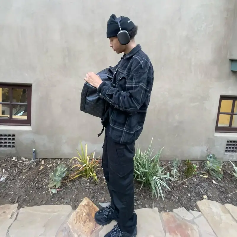Slump6s outfit in Chrome Hearts, Matty Boy, and Apple, 2022