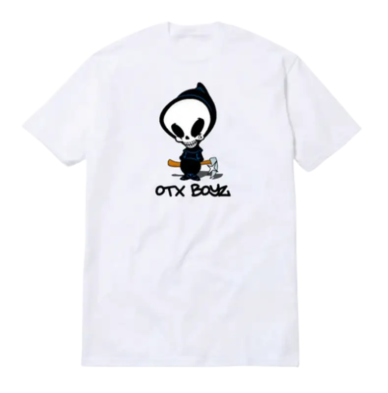 OhGeezy Merch Death White T-Shirt $25