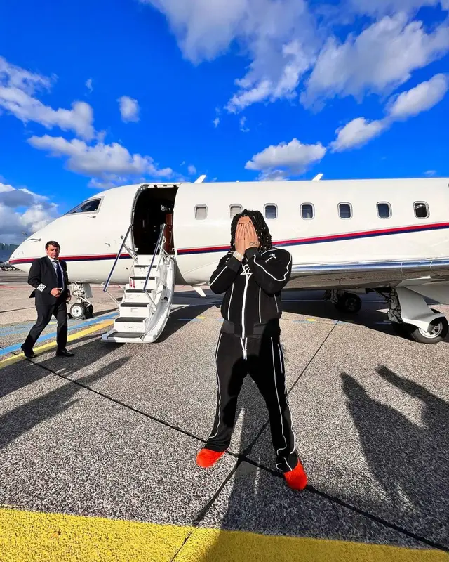 Trippie Redd outfit in Amiri and Marni, 2022