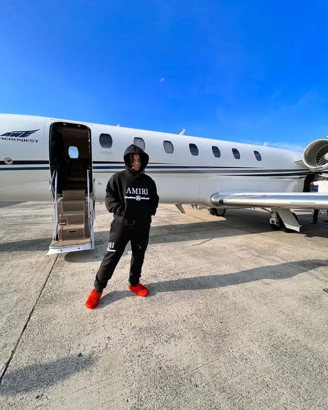Trippie Redd outfit in Amiri and Marni, 2022