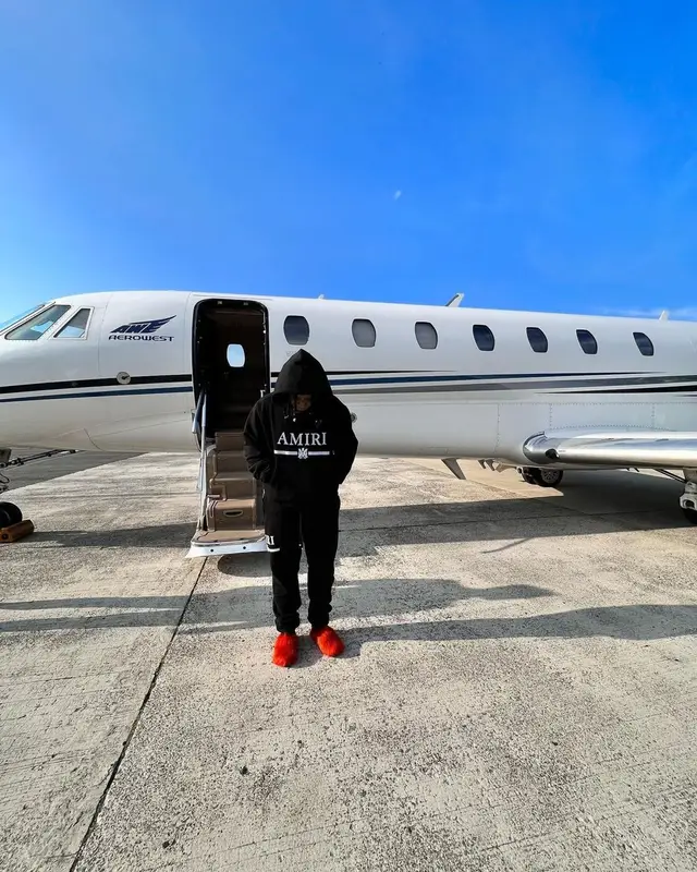 Trippie Redd outfit in Amiri and Marni, 2022