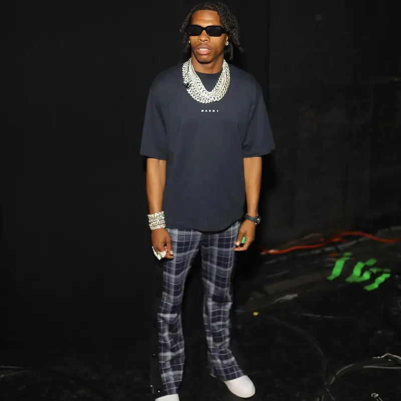 Lil Baby outfit in Marni and Nike, 2022