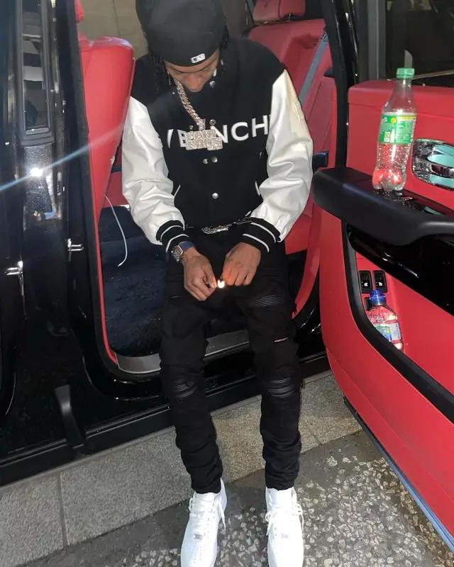 DigDat outfit in Givenchy, B.B. Simon, and Richard Mille, 2022