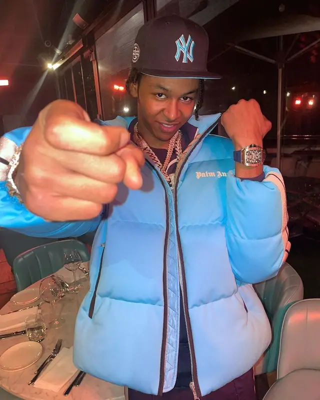 DigDat outfit in Moncler, New Era, and Palm Angels, 2022