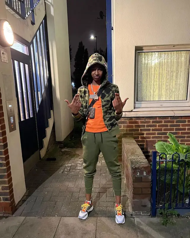 DigDat outfit in Bape, Nike, and Louis Vuitton, 2021