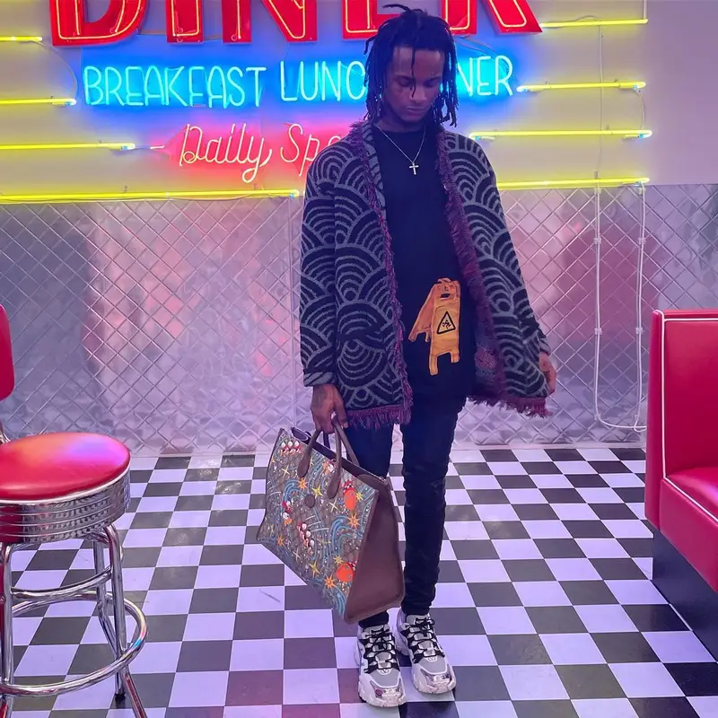 BigBabyGucci outfit in Off-White, Gucci, and Disney, 2021