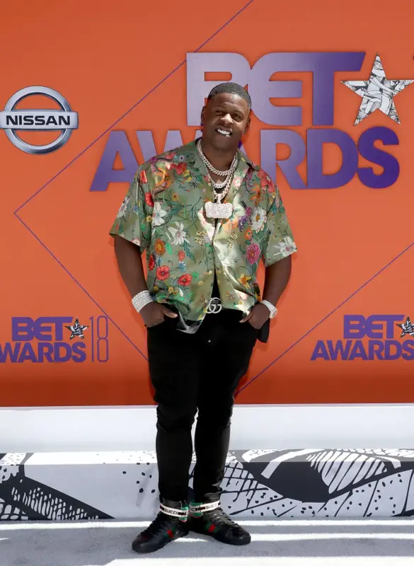 Blac Youngsta outfit in Gucci, 2018