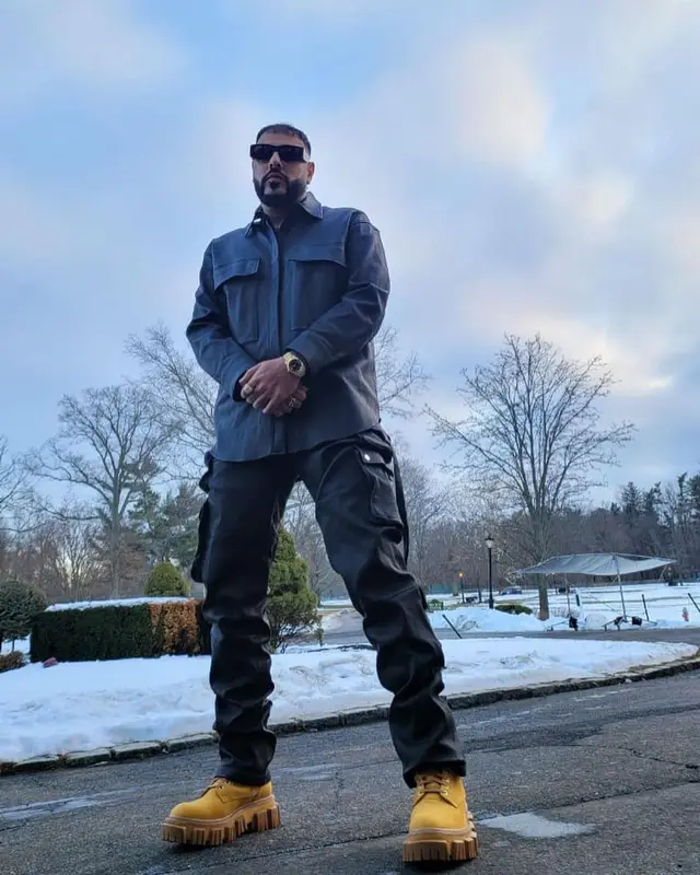 Badshah outfit in Amiri and Balenciaga, 2022