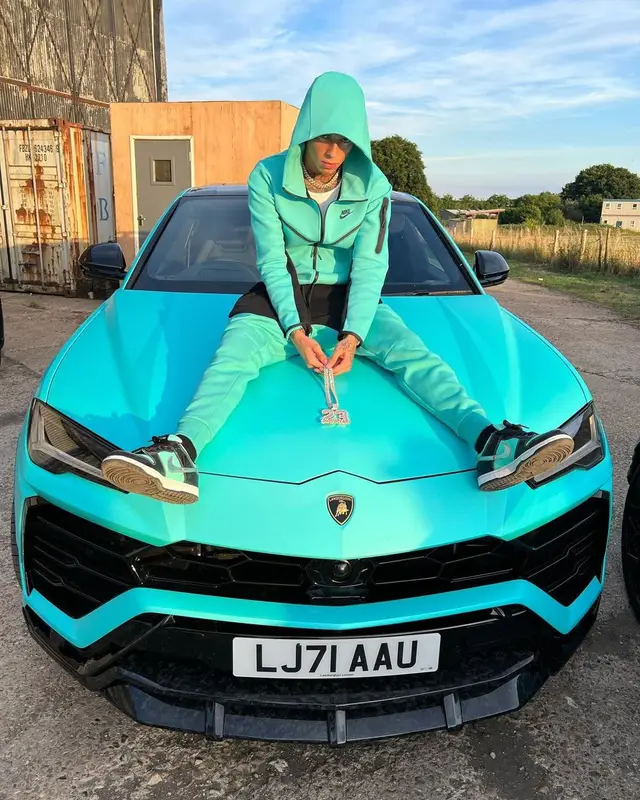 Central Cee outfit in Nike, Corteiz, and Polo Ralph Lauren, 2022
