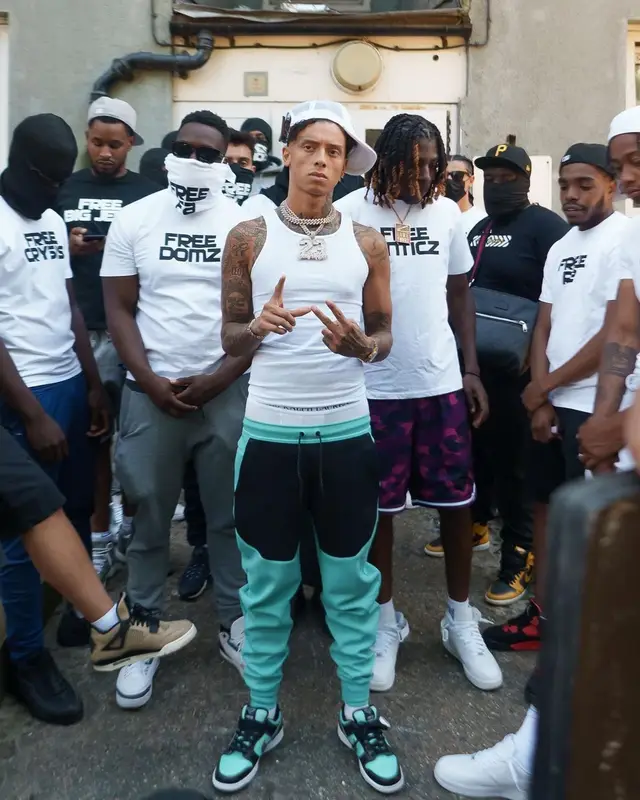 Central Cee outfit in Nike, Corteiz, and Polo Ralph Lauren, 2022