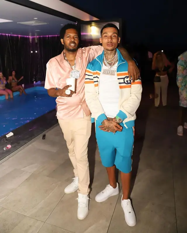 Fredo outfit in Gucci and Nike, 2022