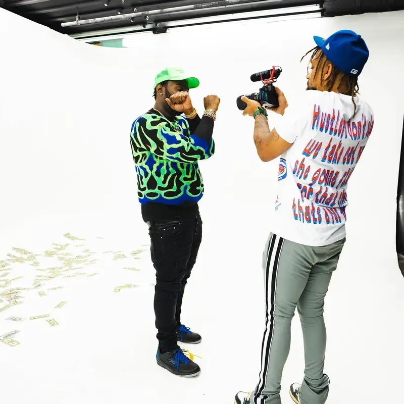 Peezy outfit in Amiri, 2022