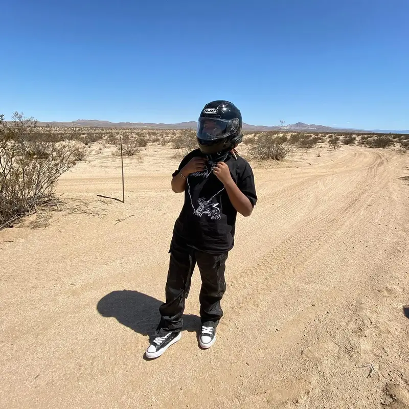 Xhulooo outfit in Maison Mihara Yasuhiro and HJC Helmets, 2022