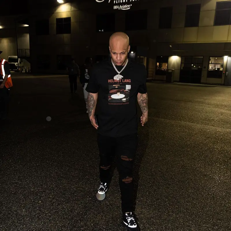 Doodie Lo outfit in Helmut Lang, Amiri, and Dior, 2022