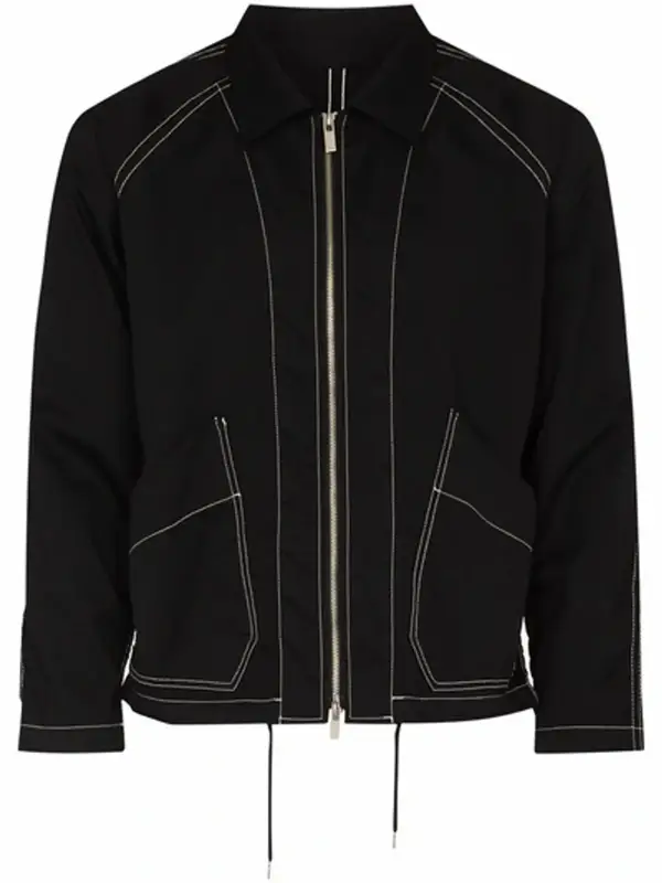 Sulvam Chain Stitch Zip Up Jacket $1012
