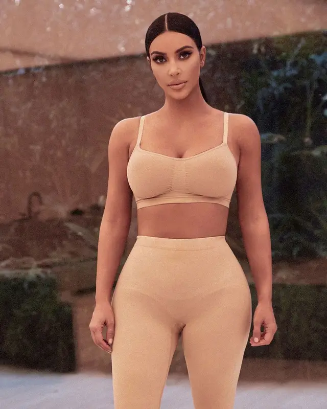 Kim Kardashian outfit in Skims, 2022