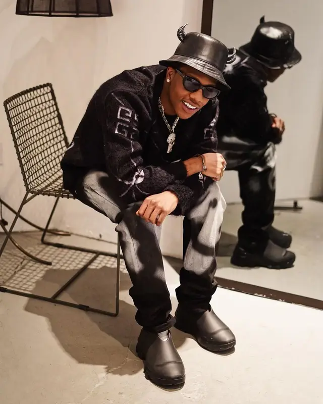 Smooky MarGielaa outfit in Givenchy, 2022