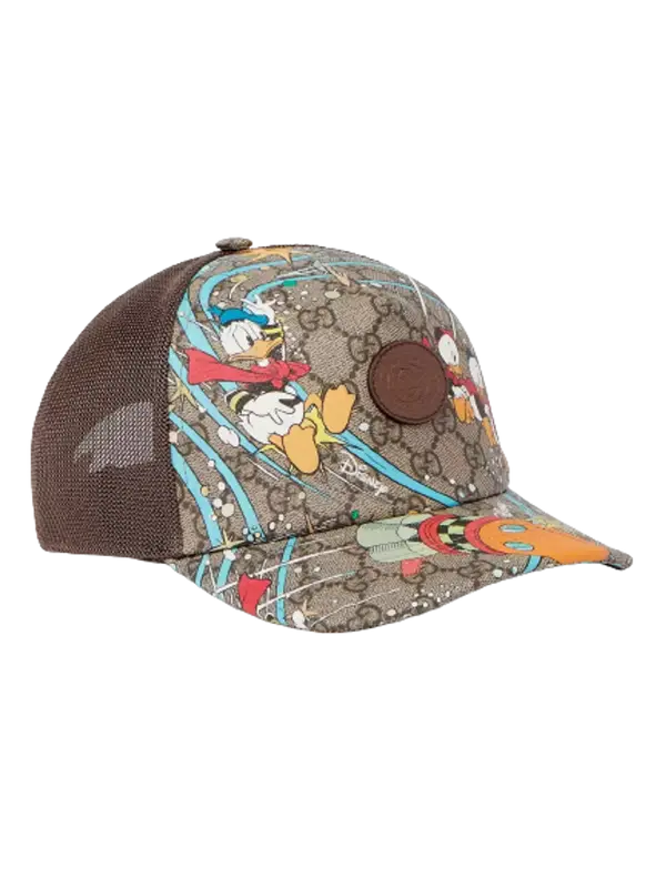 Gucci × Disney Printed Coated-Canvas and Mesh Baseball Cap