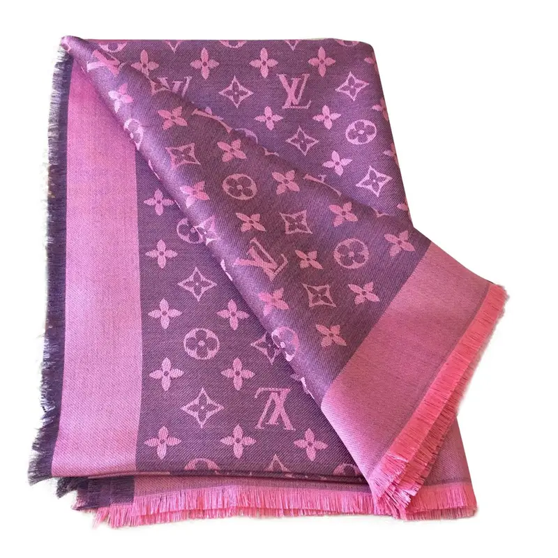 Louis Vuitton Pink Monogram Scarf