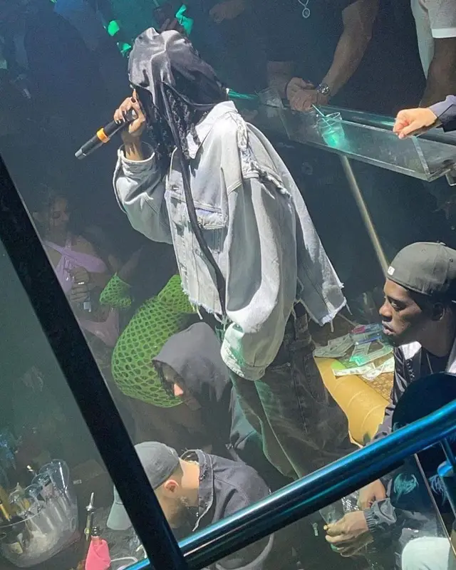 Playboi Carti outfit in Balenciaga, 2022