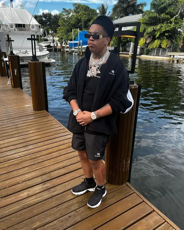 Lil Gotit outfit in Balenciaga, 2022
