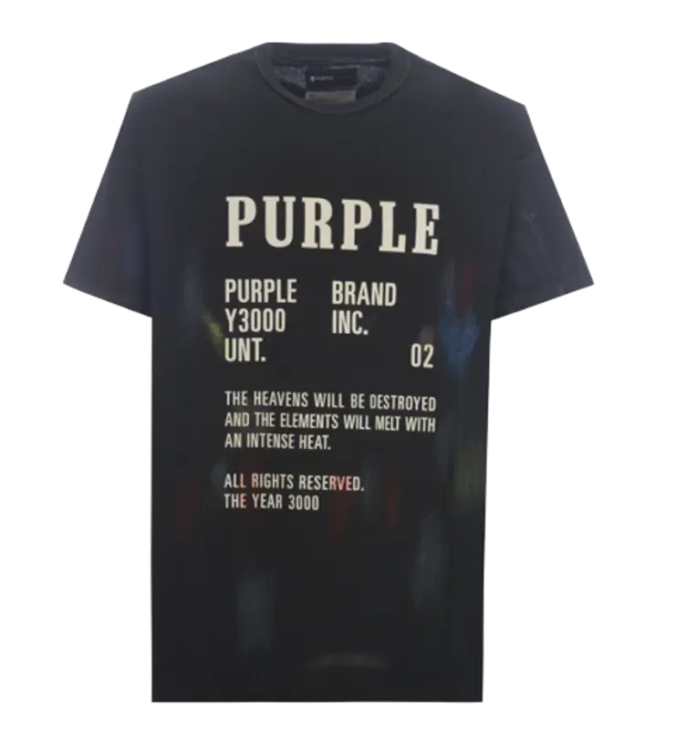 Purple Brand Cotton Logo T-Shirt