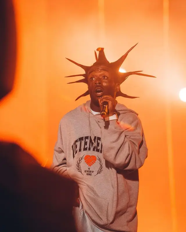 Lil Uzi Vert outfit in Vtmnts, Vetements, and Balenciaga, 2022