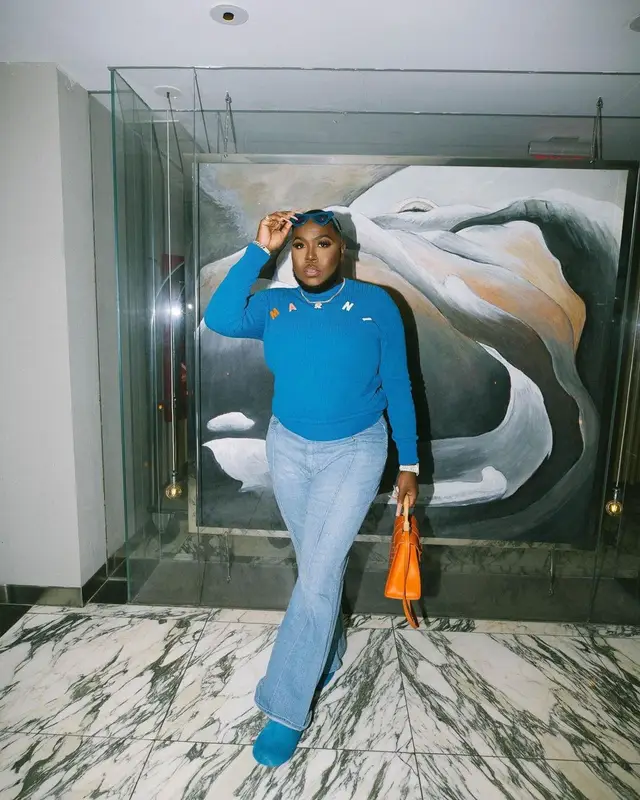 Saucy Santana outfit in Isabel Marant, Goyard, and Marni, 2022