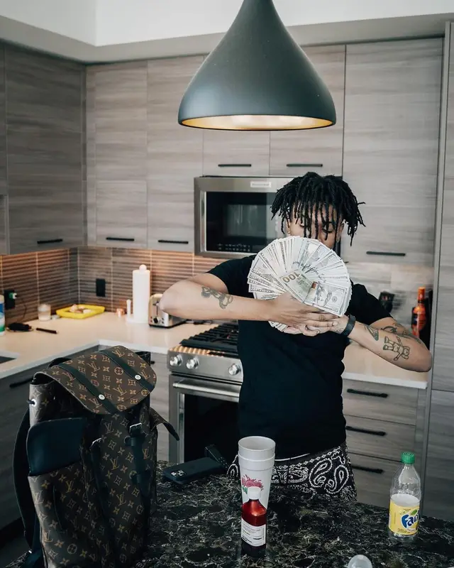 Kankan outfit in Amiri and Louis Vuitton, 2022