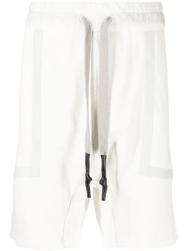 Isaac Sellam Drawstring White Cotton Shorts $287