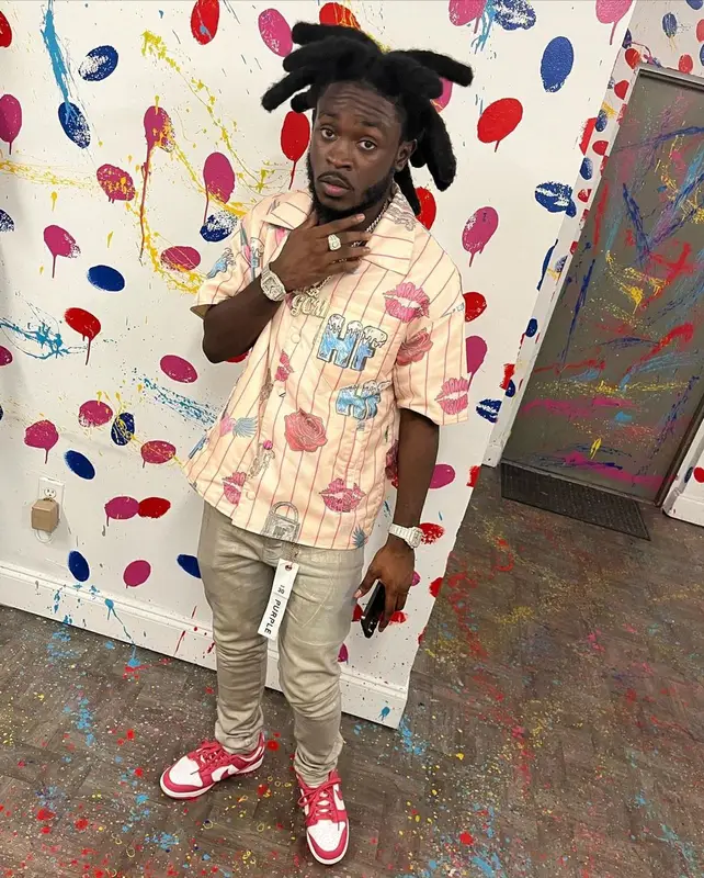 LPB Poody outfit in Homme + Femme, Purple Brand, and Nike, 2022