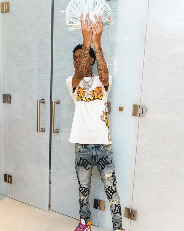 Lil Poppa outfit in SoleBoy, Dead Than Cool, and Nike, 2022