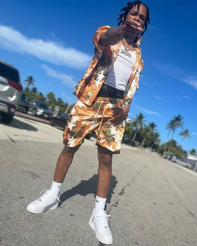 B Lovee outfit in Amiri, Ethika, and Nike, 2022
