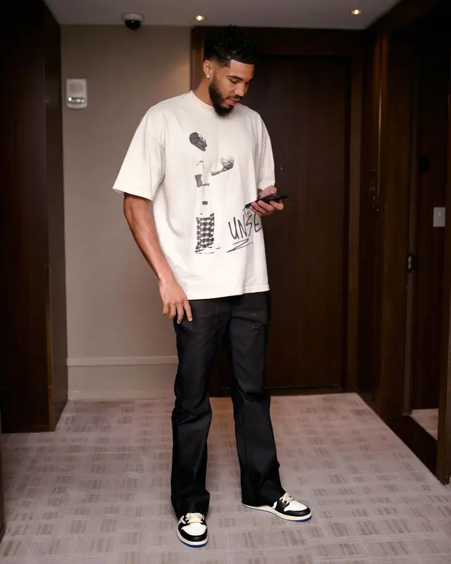 Jayson Tatum outfit in Monfrere, Nike, and MVLA, 2022