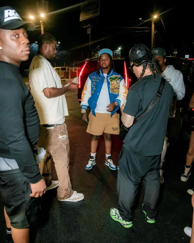 G.T. outfit in Givenchy, Balenciaga, and Louis Vuitton, 2022