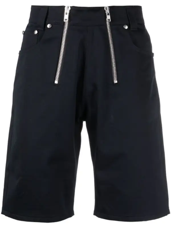 GmbH Zip Detail Denim Shorts $336