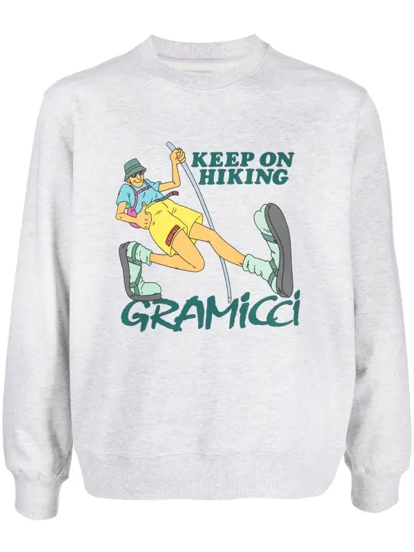 Gramicci Logo Print Keep On Hiking Sweatshirt $103