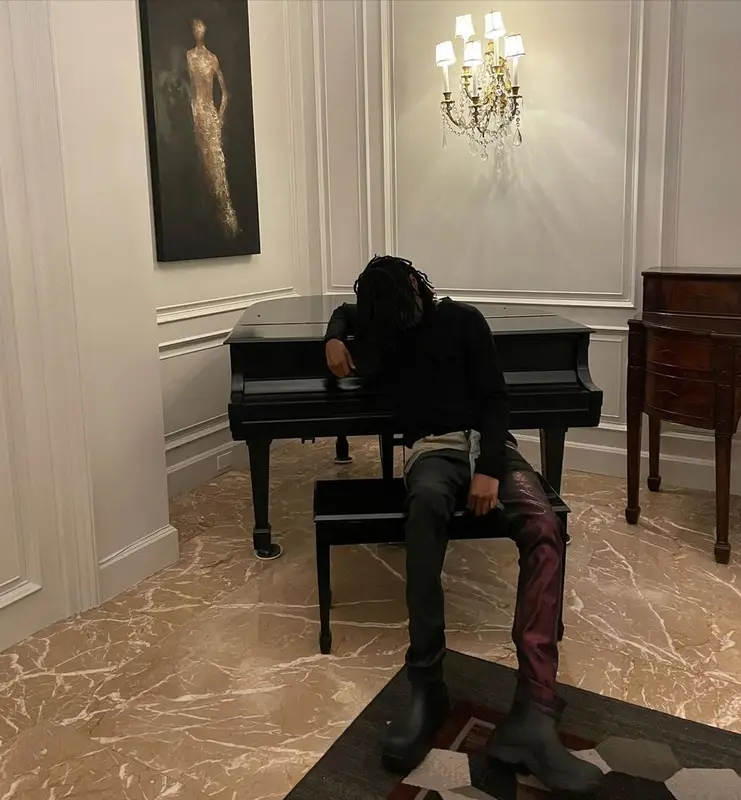 Sid Shyne outfit in Rick Owens and Bottega Veneta, 2021