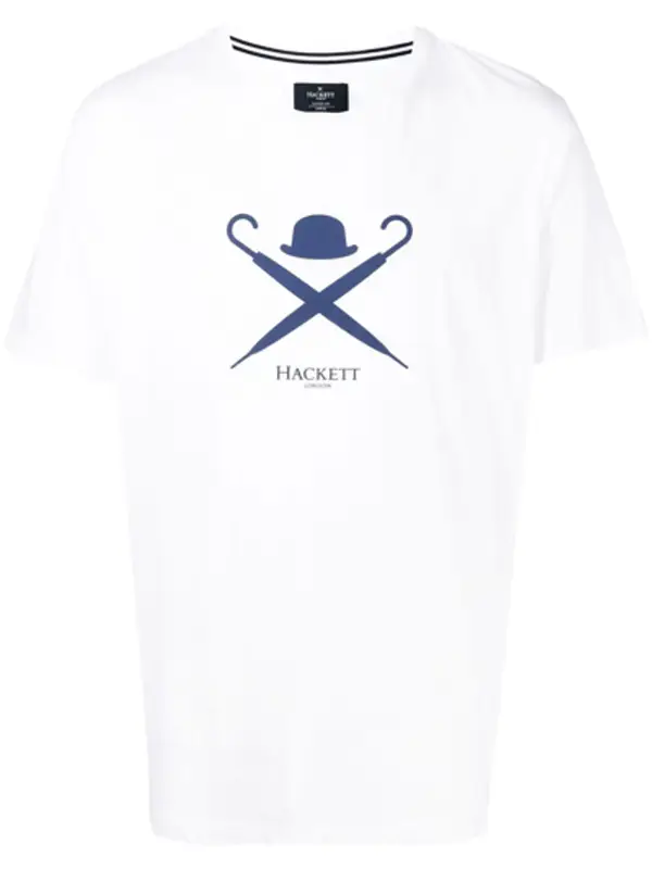 Hackett London Logo Print Cotton T-Shirt $69
