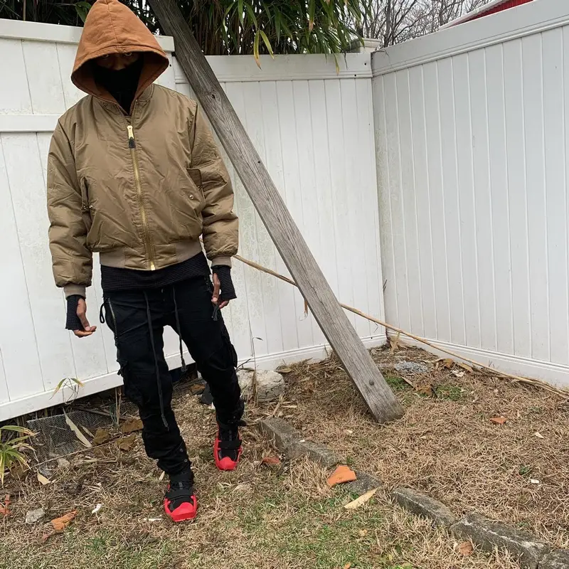 Swoosh God outfit in Barriers, Greg Lauren, and Nike, 2019