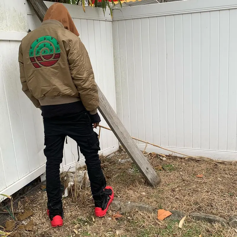 Swoosh God outfit in Barriers, Greg Lauren, and Nike, 2019