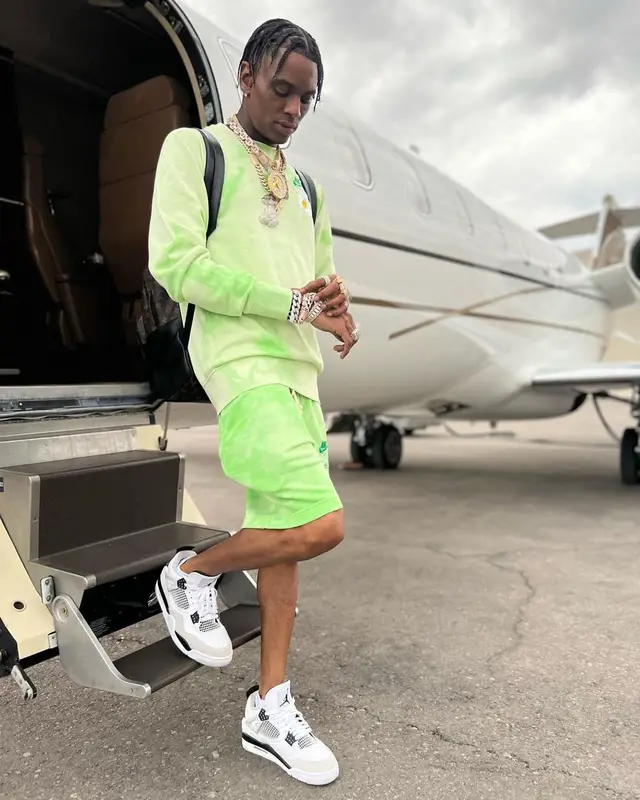 Soulja Boy outfit in Nike and Jordan, 2022