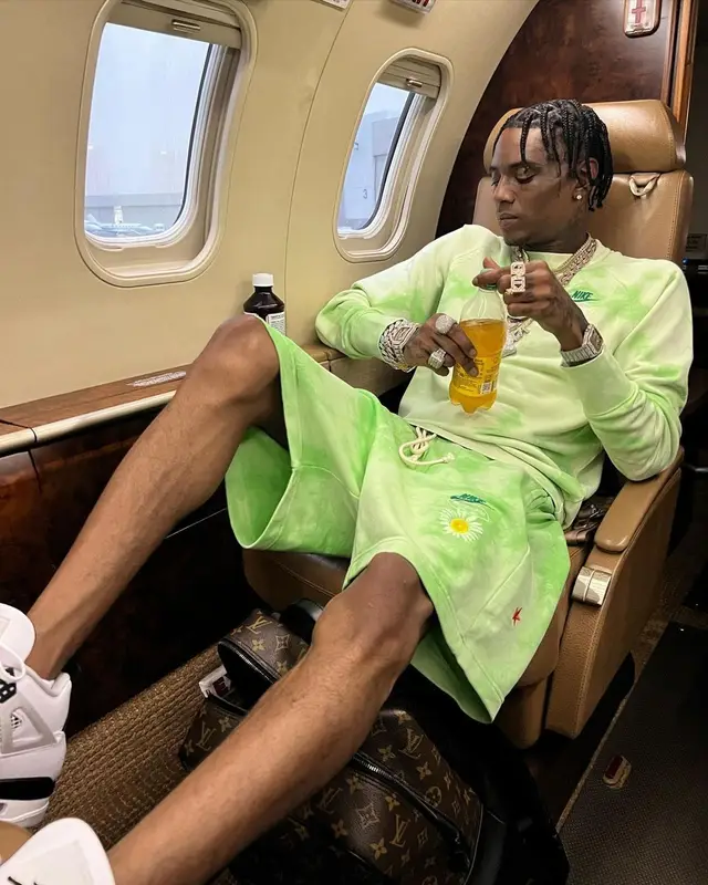 Soulja Boy outfit in Nike and Jordan, 2022