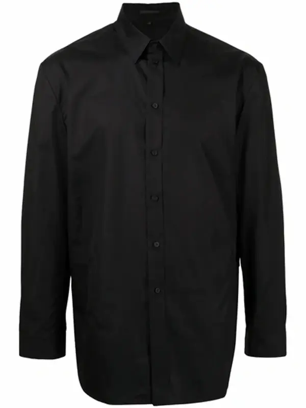 Shiatzy Chen Plain Cotton Shirt $835