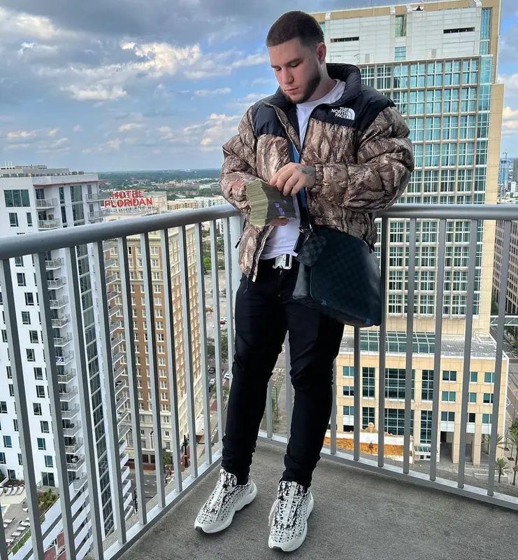 YP4AM outfit in The North Face, Alyx, and Louis Vuitton, 2022