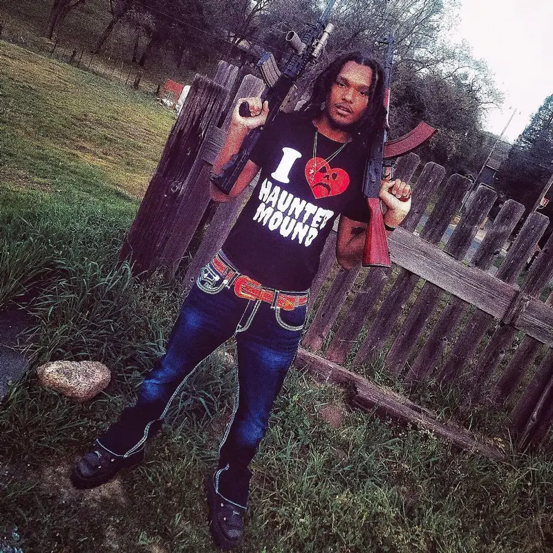 Hackle outfit in Haunted Mound, True Religion, and B.B. Simon, 2022
