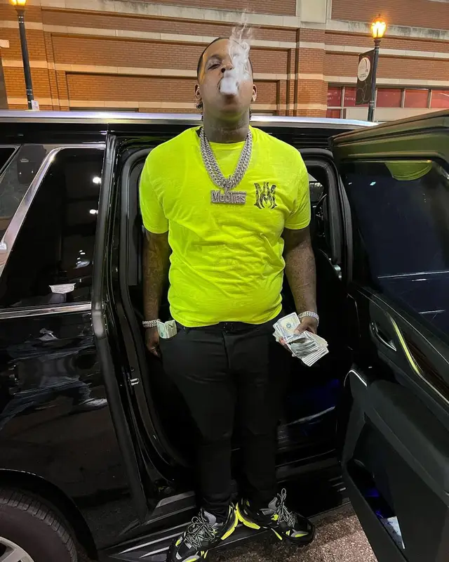 Finesse2tymes outfit in Amiri and Balenciaga, 2022