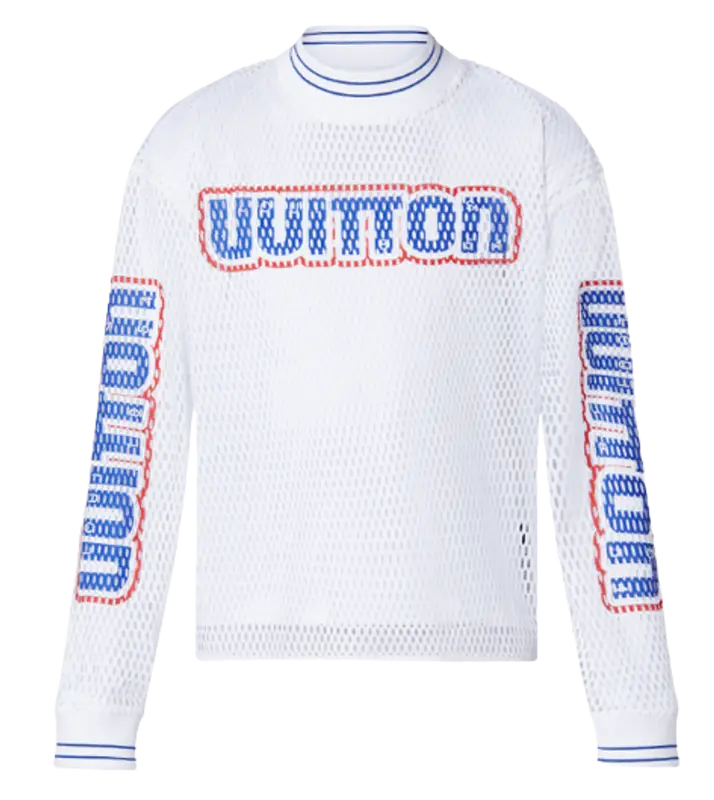 Louis Vuitton LV Graphic Mesh Long-sleeved T-Shirt